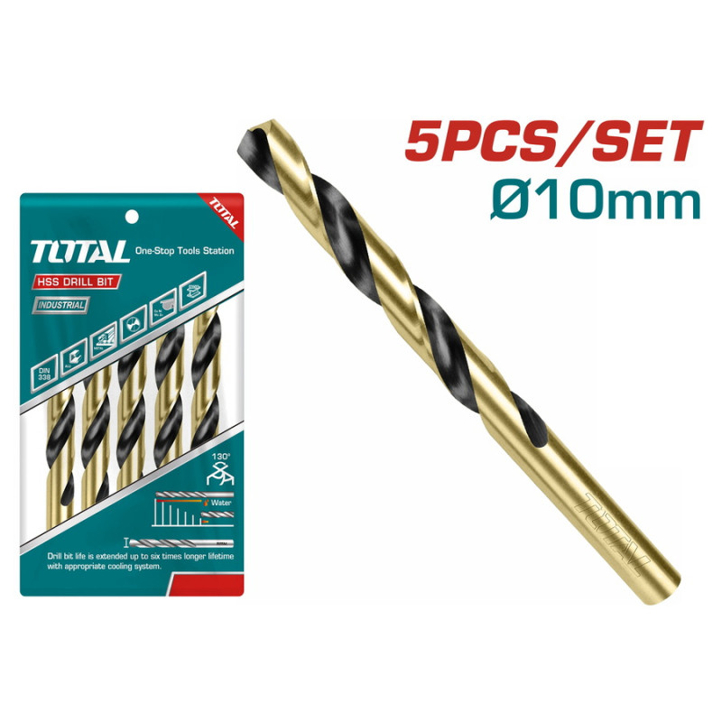 TOTAL ΤΡΥΠΑΝΙ HSS DIN 338 10mm (TAC101003)