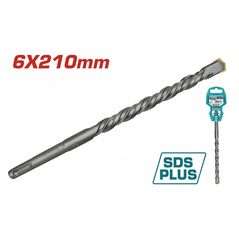 TOTAL ΔΙΑΜΑΝΤΟΤΡΥΠΑΝΟ SDS-PLUS 6 X 210mm (TAC310603)