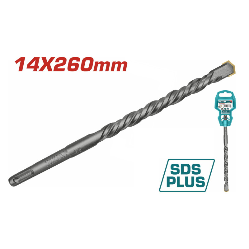 TOTAL ΔΙΑΜΑΝΤΟΤΡΥΠΑΝΟ SDS-PLUS 14 X 260mm (TAC311403)