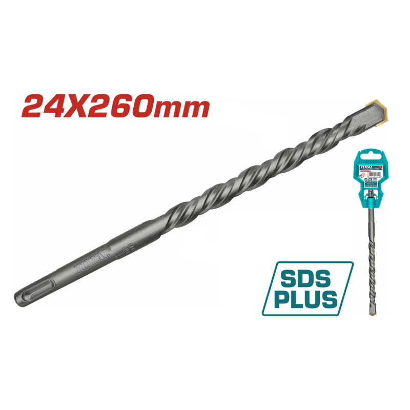 TOTAL ΔΙΑΜΑΝΤΟΤΡΥΠΑΝΟ SDS-PLUS 24 X 260mm (TAC312403)